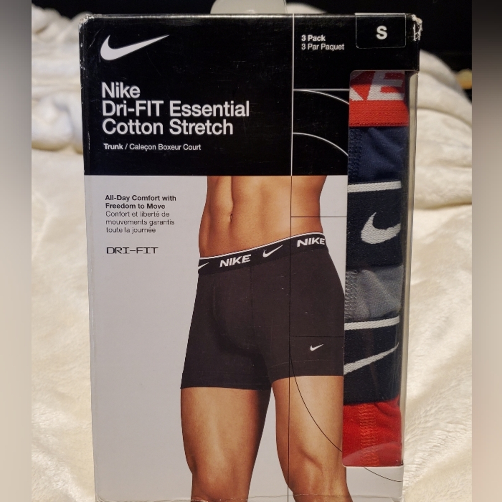 NIKE Dri-Fit Essential Cotton Stretch Underwear 3 Pack